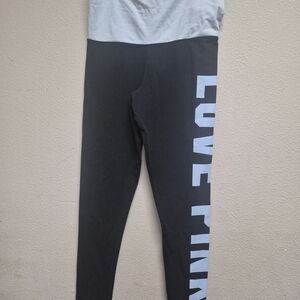 PINK Victoria's Secret Kids Black Leggings